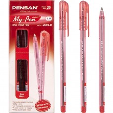 Ручка масляна MY-PEN червона P2210