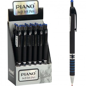 Ручка масляна PIANO автоматична PВ-165 синя