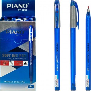 Ручка масляна Misumi PIANO PT-1201 синя