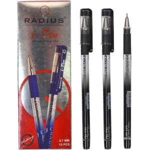 Ручка "I Pen" RADIUS з принтом 12 штук, чорна