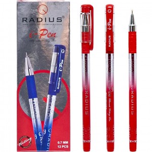 Ручка "I Pen" RADIUS з принтом 12 штук, червона