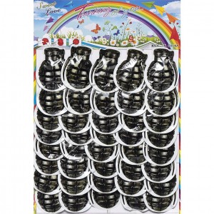 Граната надувна 40 штук "BOOM!" YZ-7