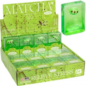 Іграшка-антистрес слайм в кубику "Matcha" 2009-1 (салатовий)