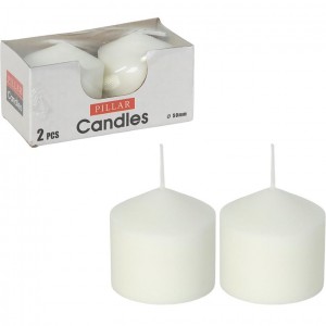 Набір інтер'єрних свічок 2 шт по 60 г Pillar 5,5*5 см 502F/7127-5