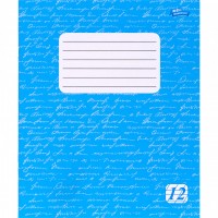 Зошит ДЕЛЬТА 12 аркушів "Мрiя" коса з доп.лініей