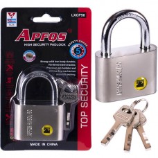 Замок навісний APFQS матовий 50мм на блістеріX2-79/LXCP50