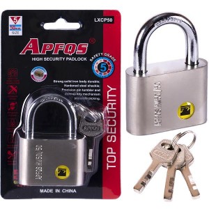 Замок навісний APFQS матовий 50мм на блістеріX2-79/LXCP50