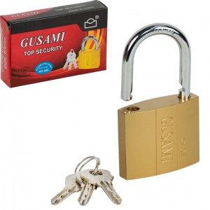 Замок навісний 63мм з ключами GUSAMI Top Security CGU266