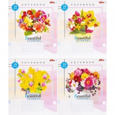 Зошит кольоровий 18 аркушів, клітинка 3730