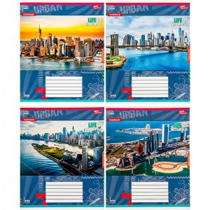Зошит кольоровий 48 аркушів, лінія 3894