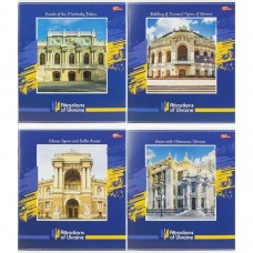 Зошит кольоровий 96 аркушів, клітинка 3789
