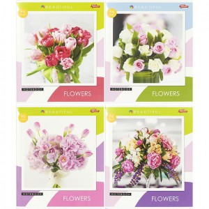 Зошит кольоровий 96 аркушів, клітинка 3823 D